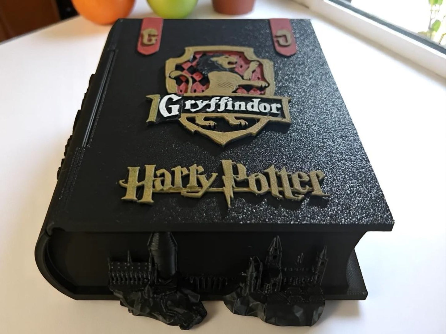 Gryffindor House Box – 3D Printed Harry Potter Fan Art Decor | Magical Collectible Storage Chest