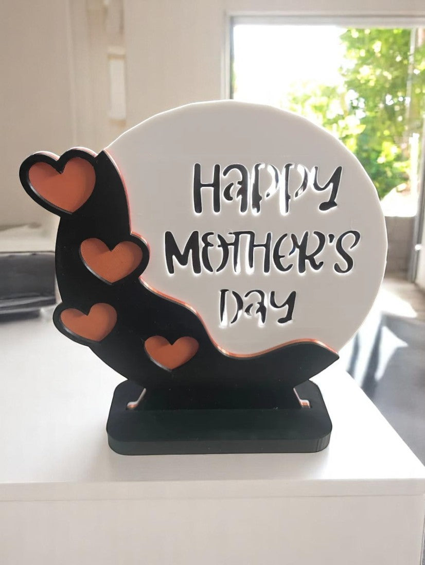 "Four Hearts" Circular Display Stand - Mother's Day Gift