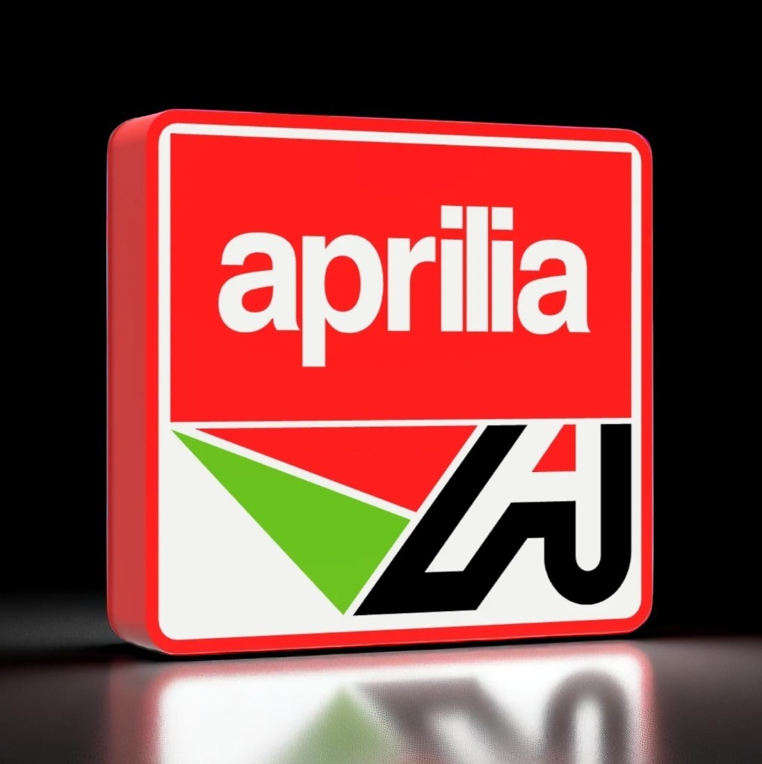Φωτιζόμενο 3D Lightbox “Aprilia Racing” – Fan Art για Μοτοσυκλετιστές
