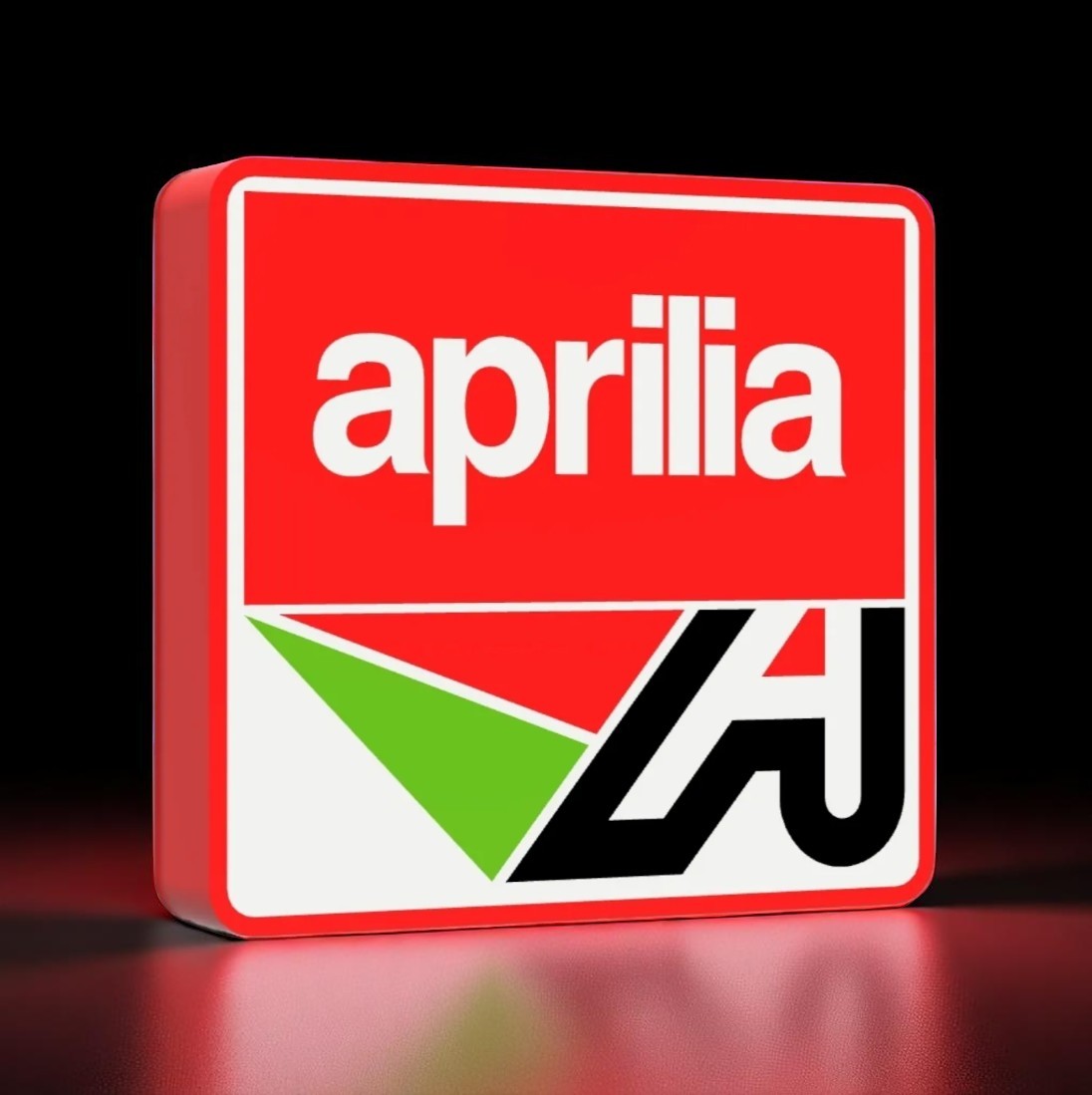 Φωτιζόμενο 3D Lightbox “Aprilia Racing” – Fan Art για Μοτοσυκλετιστές