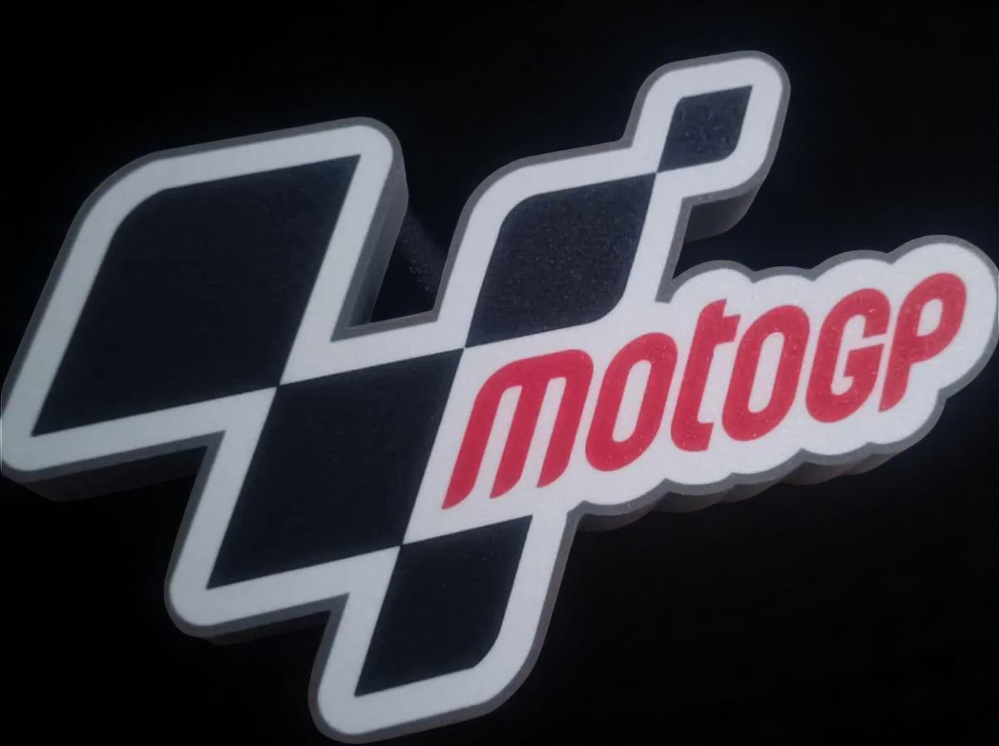 MotoGP Fan Art – 3D Φωτιζόμενο Διακοσμητικό για Φίλους των Αγώνων
