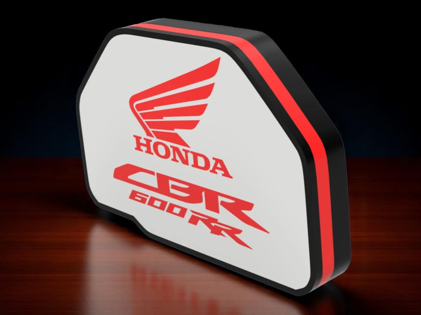 Φωτεινό Lightbox HONDA CBR 600RR – Αγωνιστικό Fan Art Διακοσμητικό