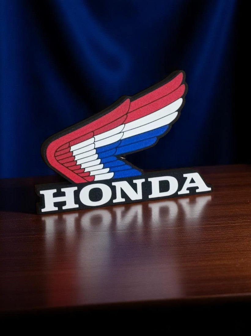 Φωτεινό Lightbox HONDA Wing – Χειροποίητο Fan Art Διακοσμητικό