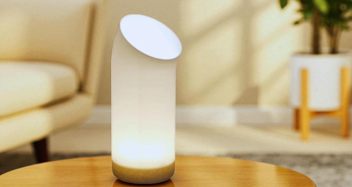 Minimal 3D Printed Επιτραπέζιο Φωτιστικό – Σύγχρονη Κομψότητα
