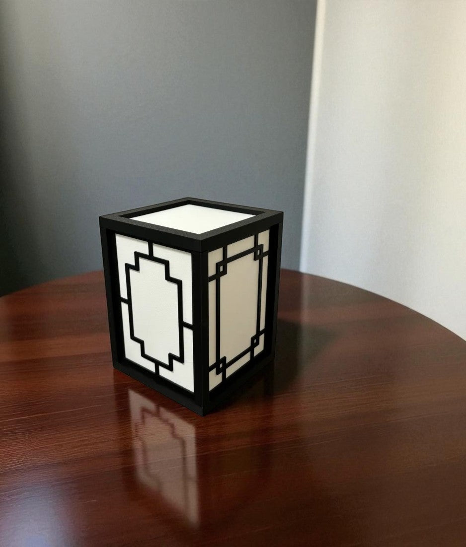 3D Printed Επιτραπέζιο Φωτιστικό – Minimal Αρ Ντεκό Αισθητική