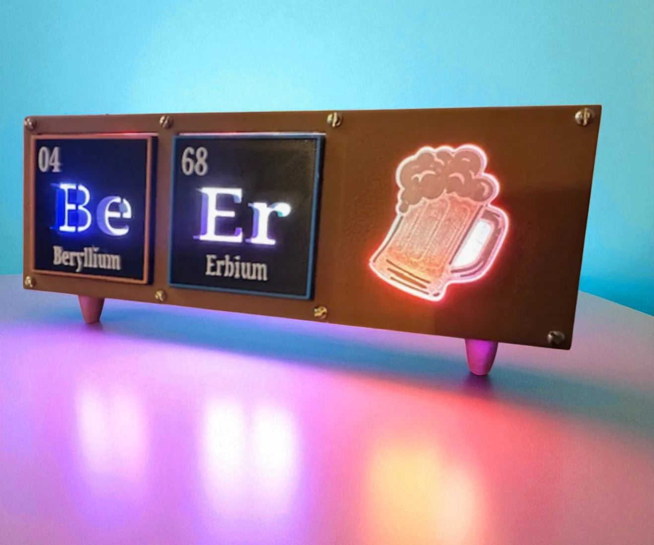 “Χημικό BeEr Light” – 3D Printed Lightbox (