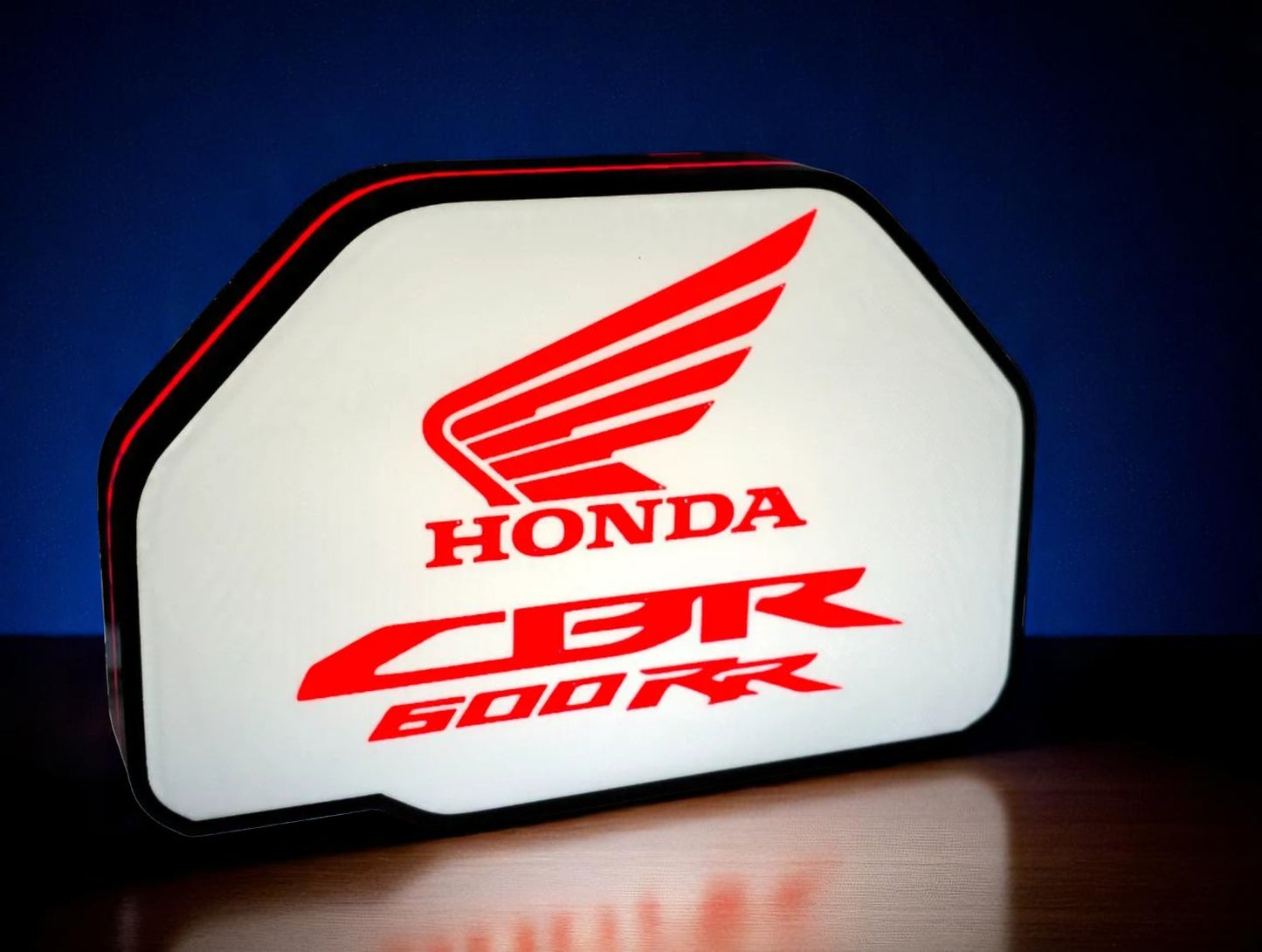 Φωτεινό Lightbox HONDA CBR 600RR – Αγωνιστικό Fan Art Διακοσμητικό