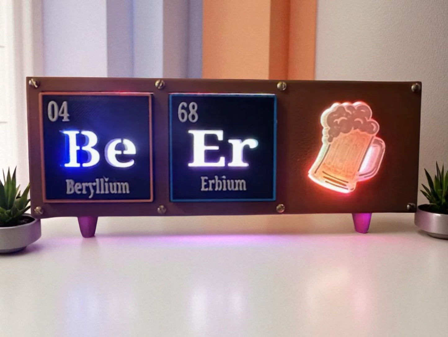 “Χημικό BeEr Light” – 3D Printed Lightbox (