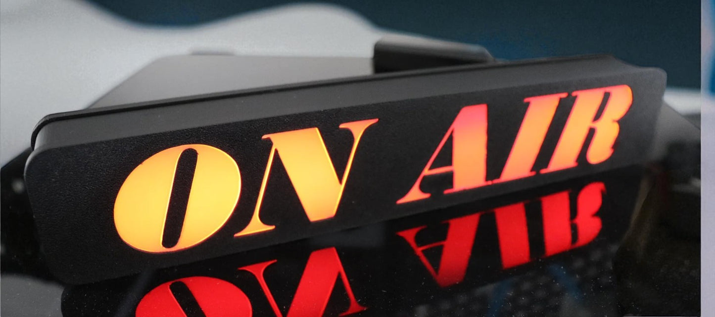 Φωτιστικό Fan Art Lightbox "ON AIR" – Για δημιουργούς, podcasters και content lovers!