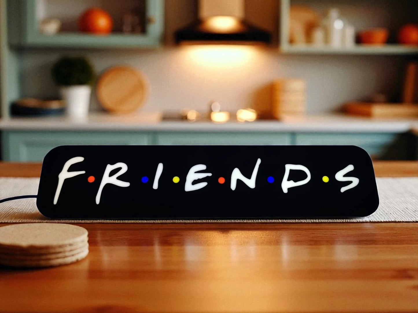 “FRIENDS Forever” – Φωτιζόμενο 3D Printed Lightbox (Fan Art)