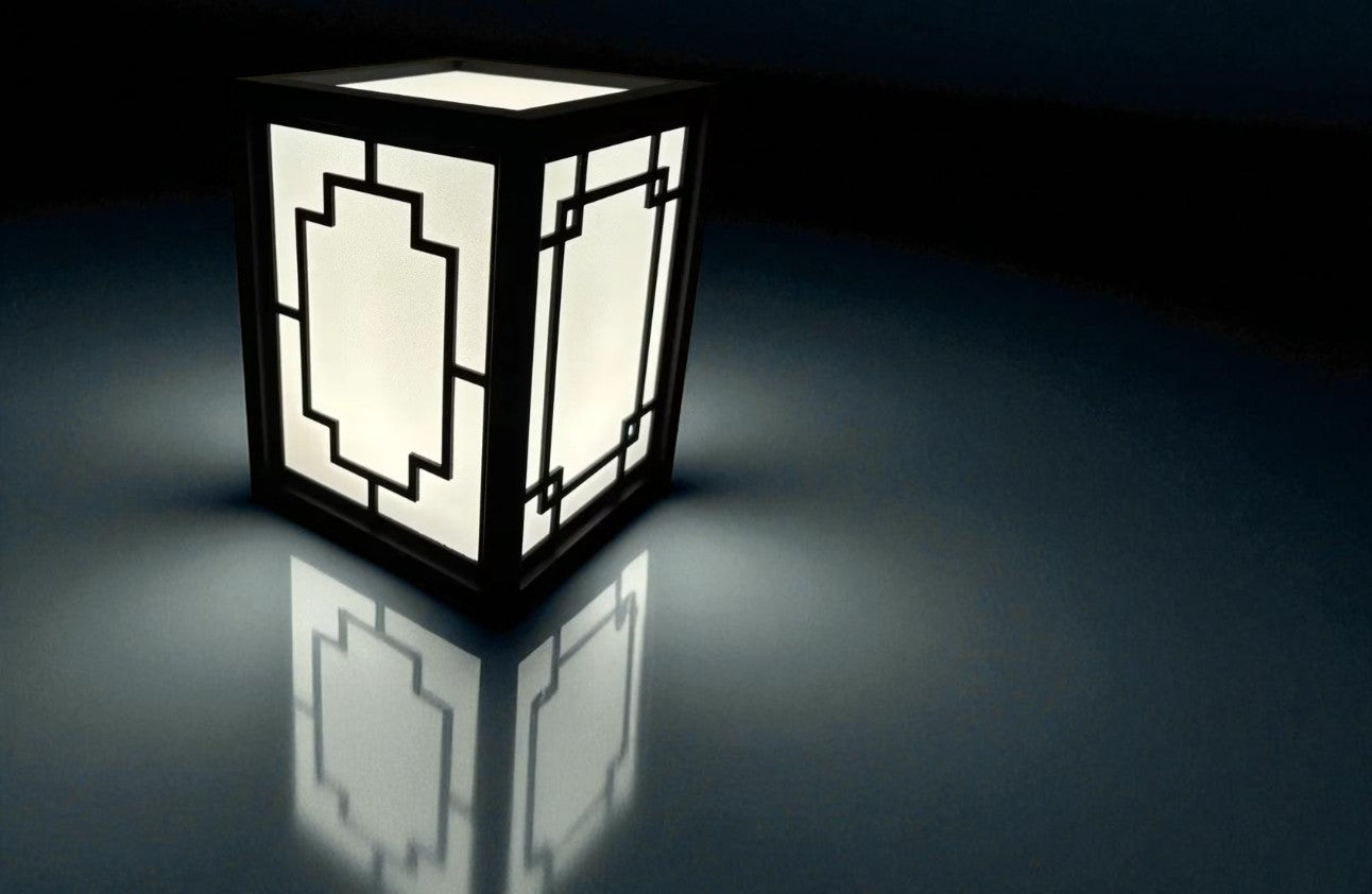 3D Printed Επιτραπέζιο Φωτιστικό – Minimal Αρ Ντεκό Αισθητική