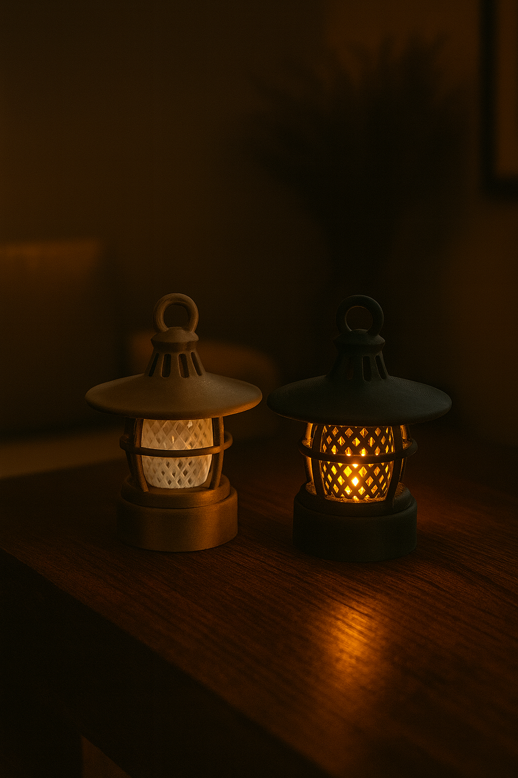 Vintage Lantern Set - Σετ Κηροπήγια "Παλιό Φανάρι" | Ρετρό Διακόσμηση με Βάση