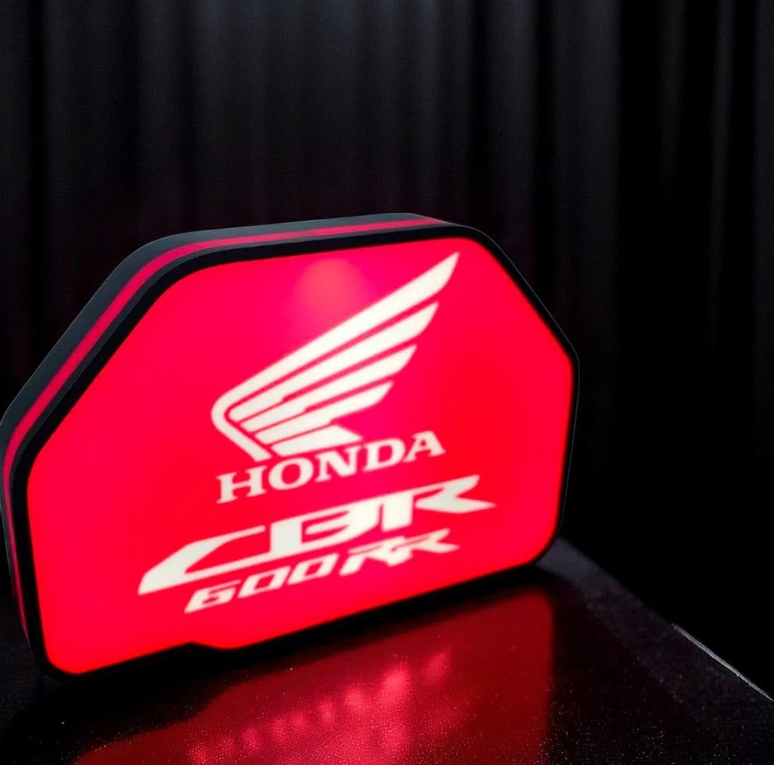 Φωτεινό Lightbox HONDA CBR 600RR – Αγωνιστικό Fan Art Διακοσμητικό