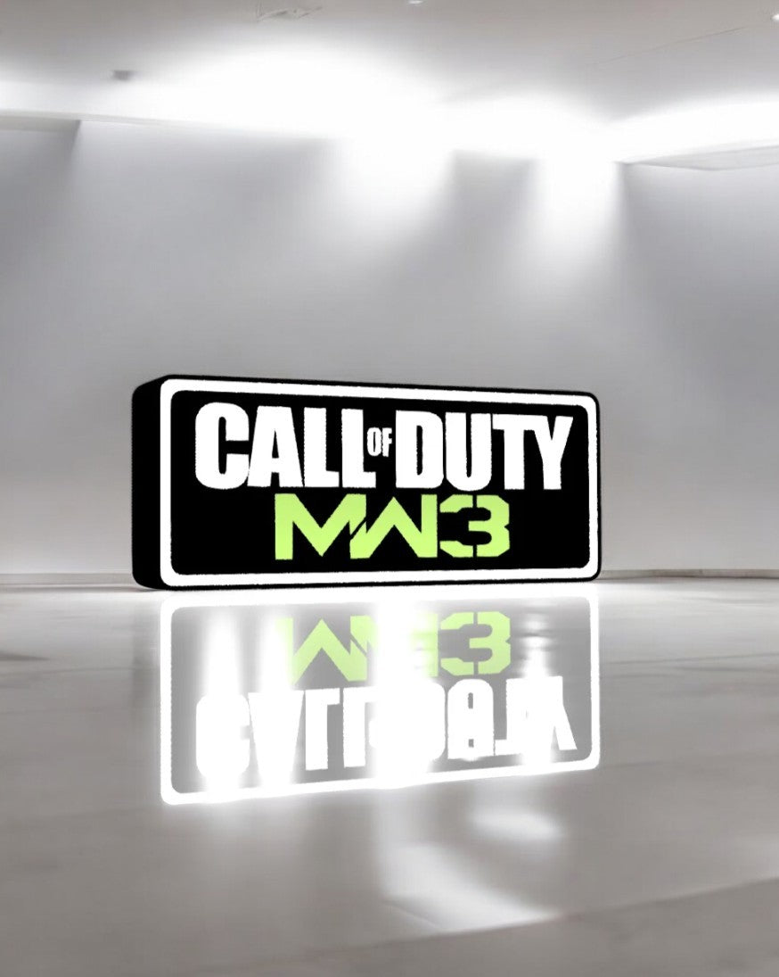 "Call of Duty: Modern Warfare 3 LED Gaming Lamp - Collector's Item"