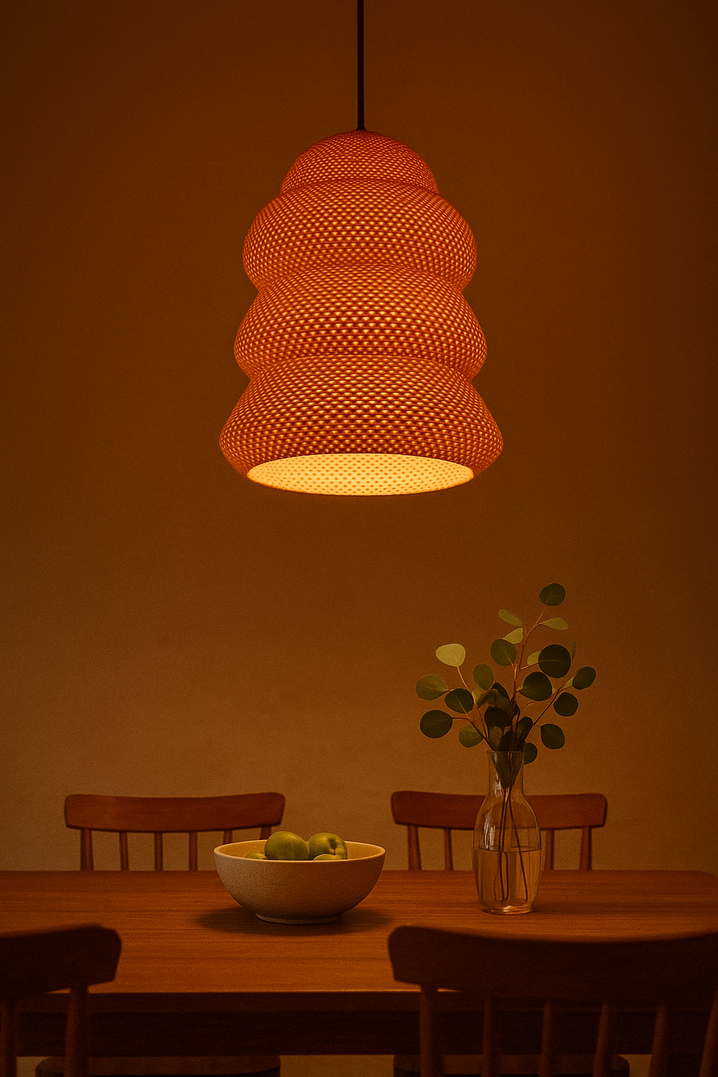 Κρεμαστό Φωτιστικό “Κύματα” | Modern Organic Design | Ambient LED Lighting