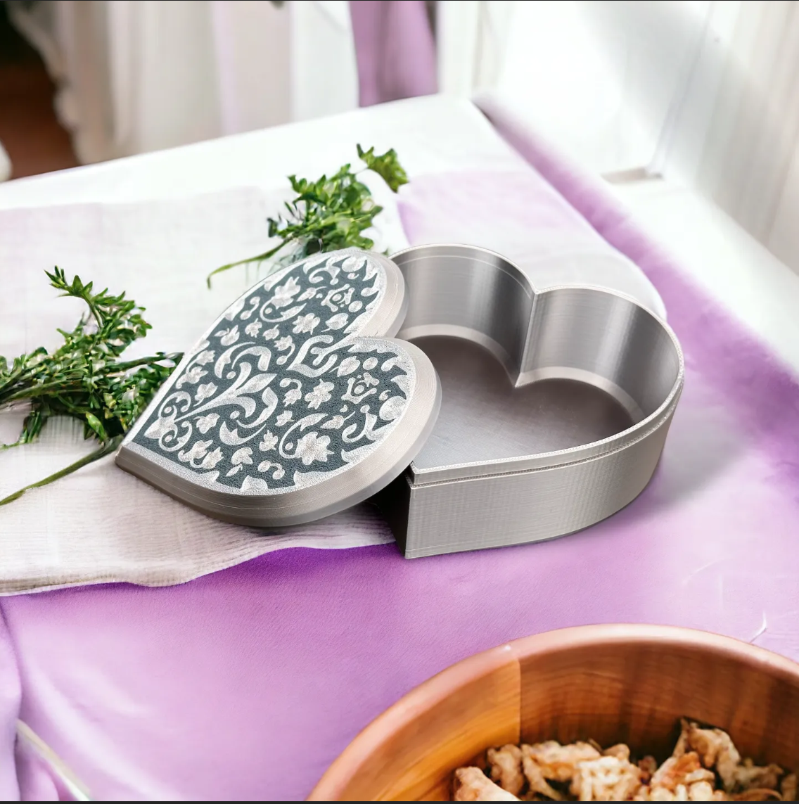 Decorative Heart Box - A Gift of Love with Style