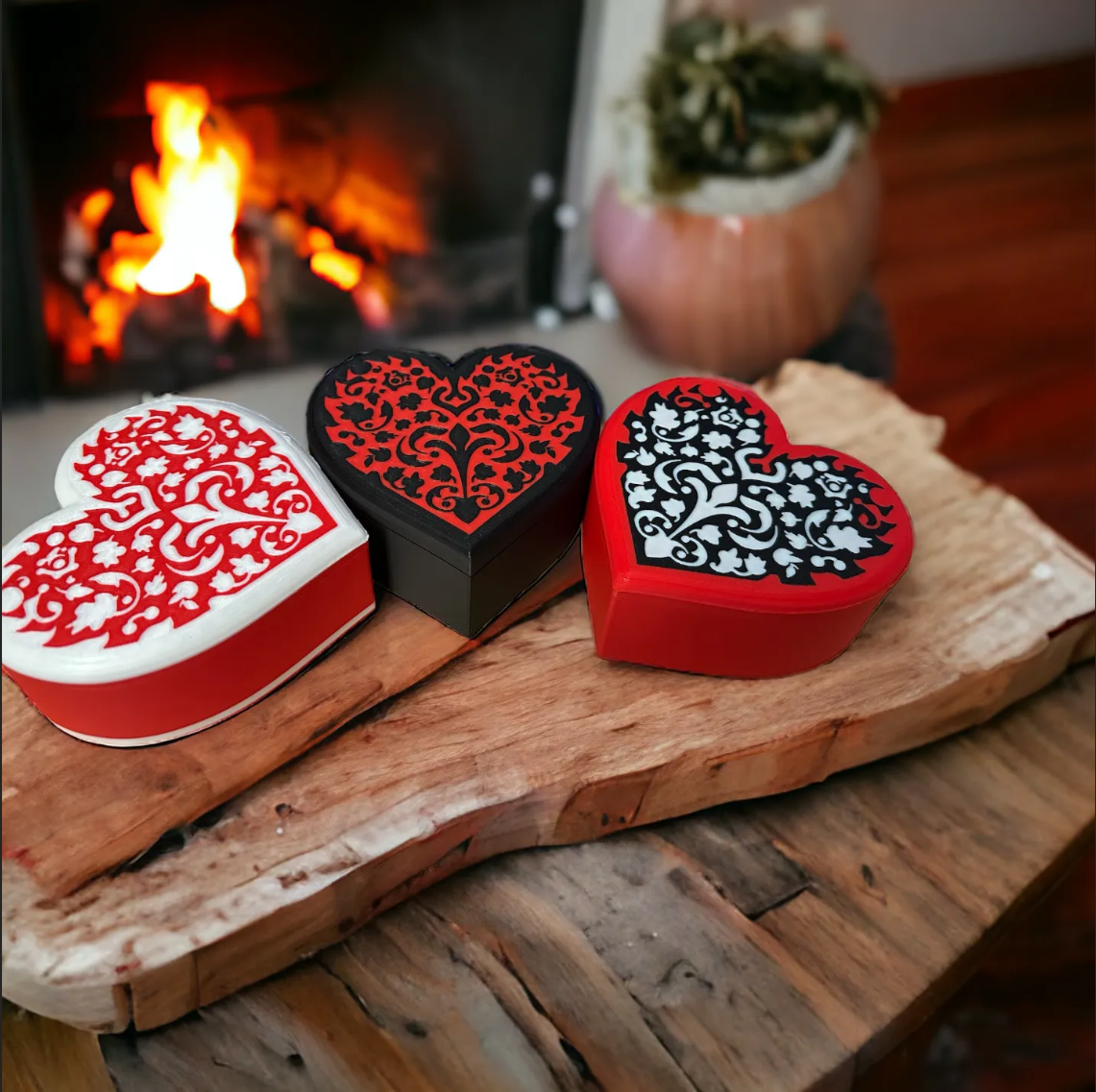 Decorative Heart Box - A Gift of Love with Style