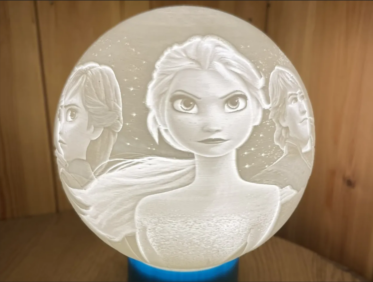 Elsa Frozen Lamp