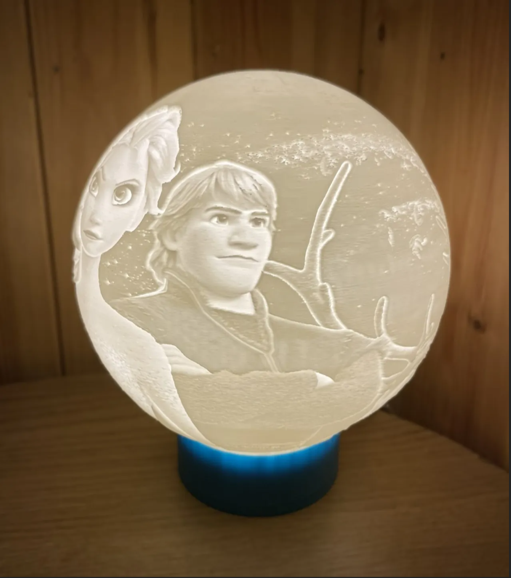 Elsa Frozen Lamp
