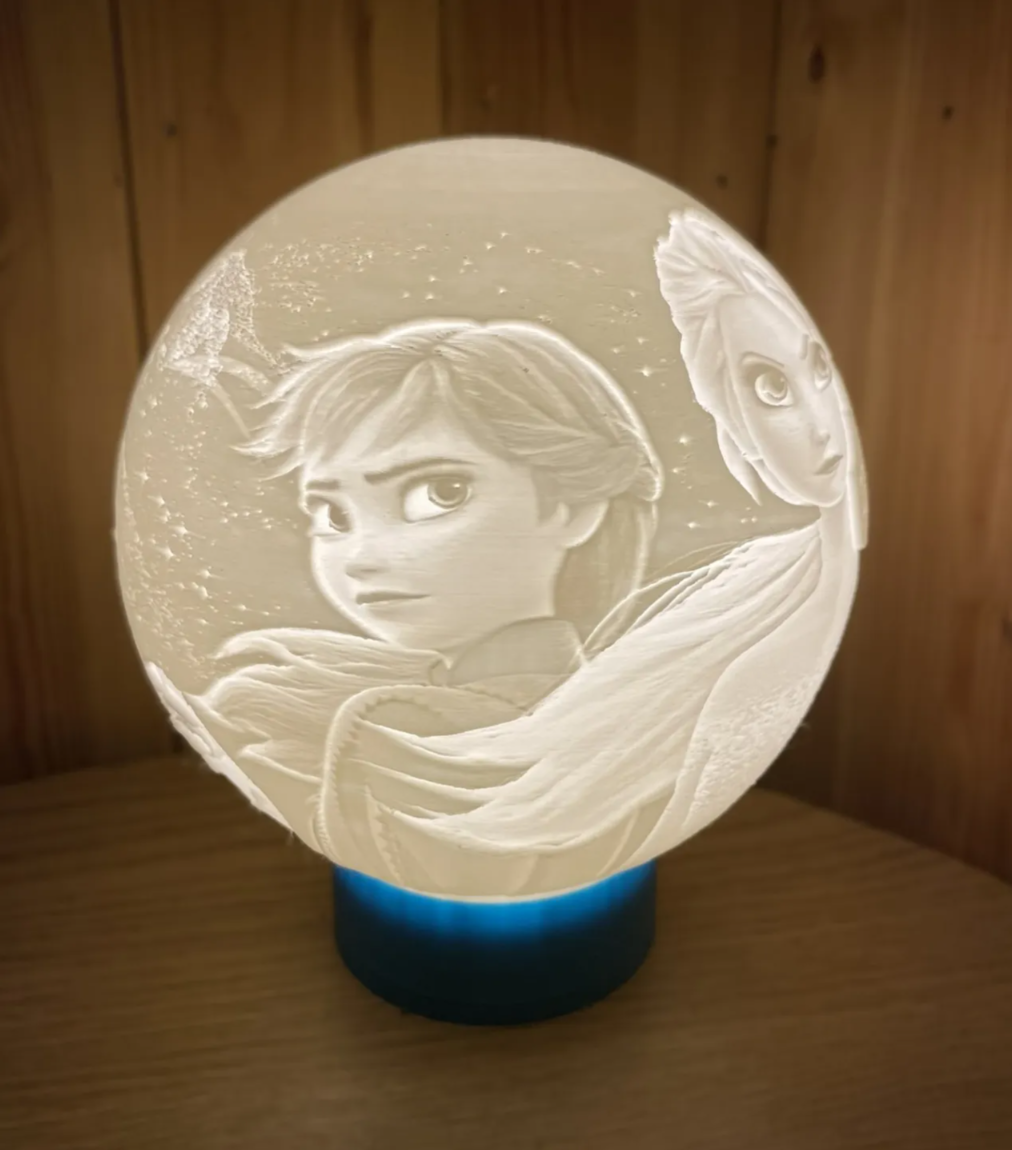 Elsa Frozen Lamp