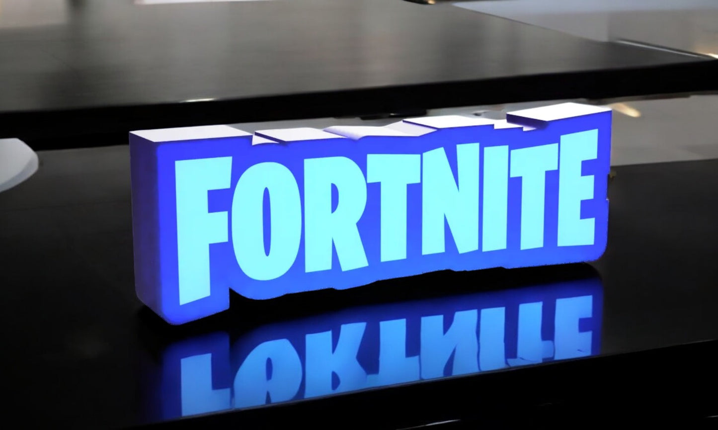 Fortnite Victory Royale 3D Printed USB Lamp