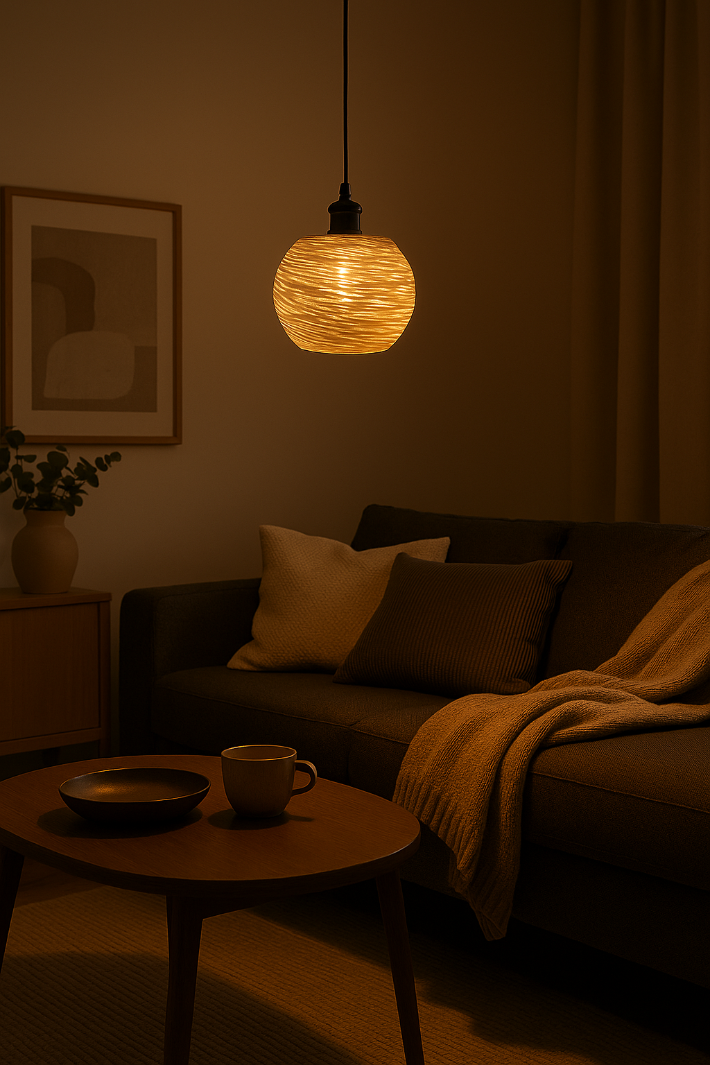 Φωτιστικό Οροφής “Amber Weave”