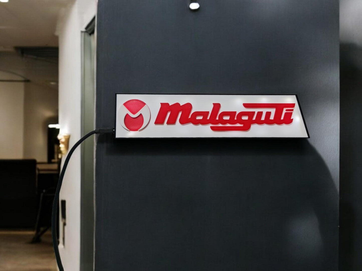 Malaguti Lighting Sign