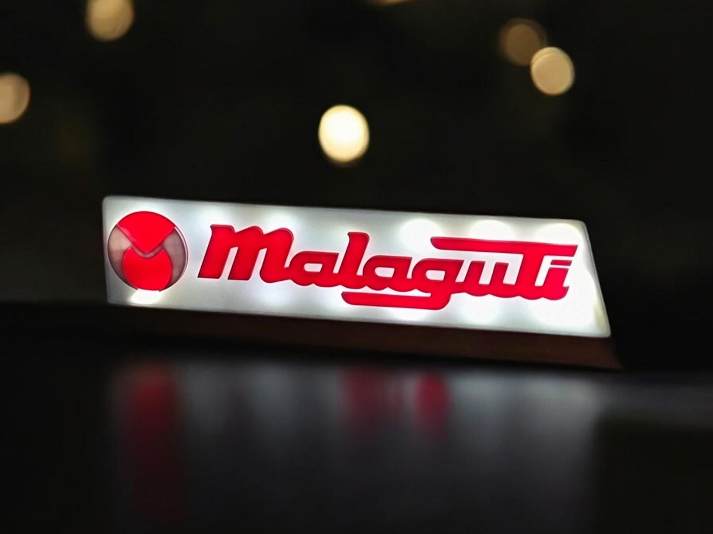 Malaguti Lighting Sign