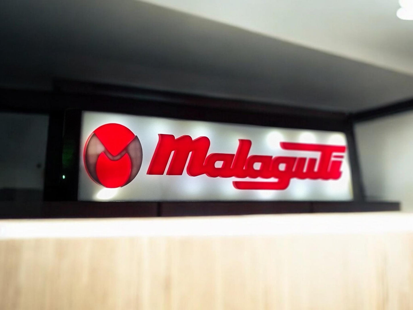 Malaguti Lighting Sign