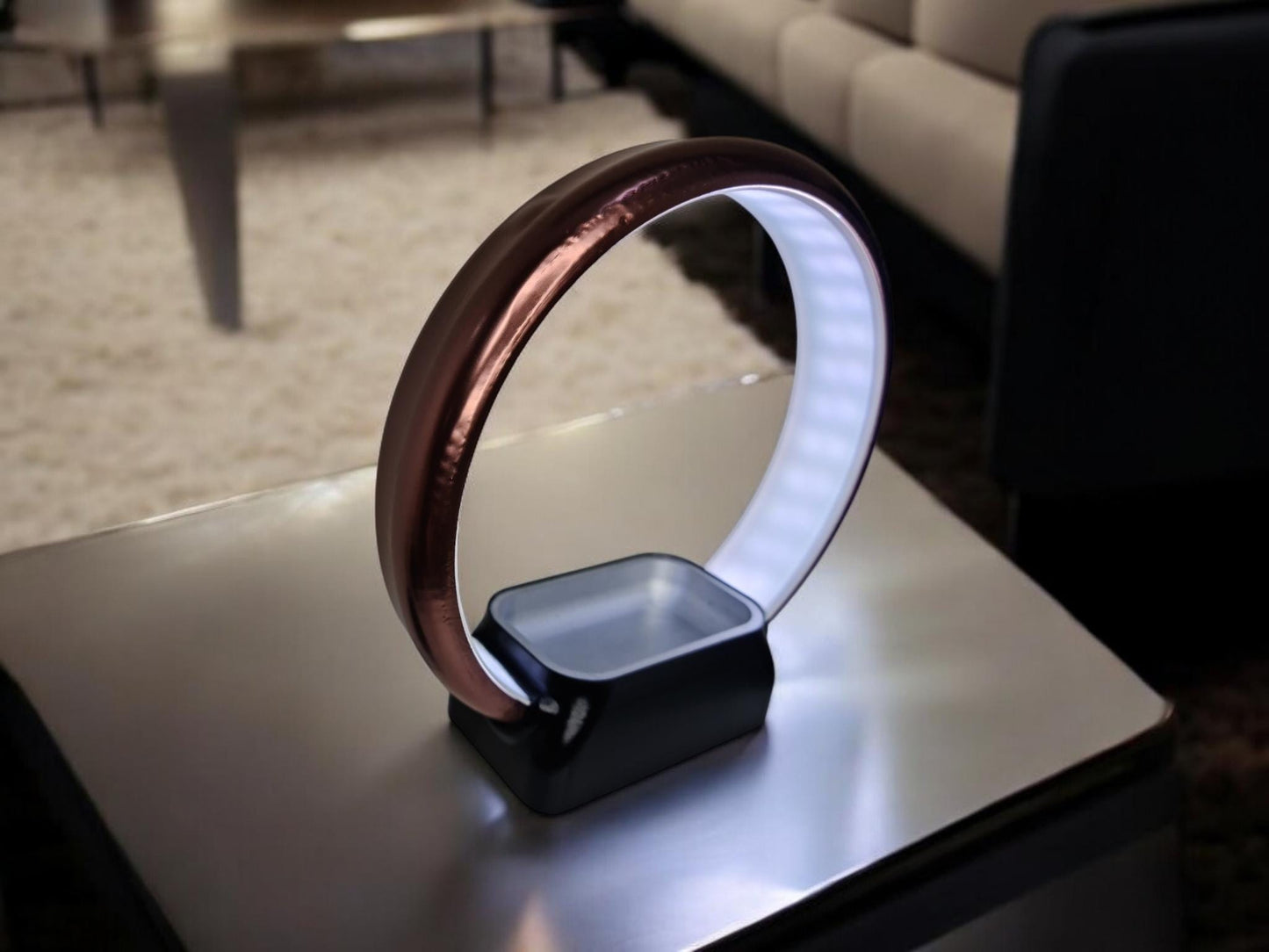Single ring φωτιστικό δαχτυλίδι με θήκη