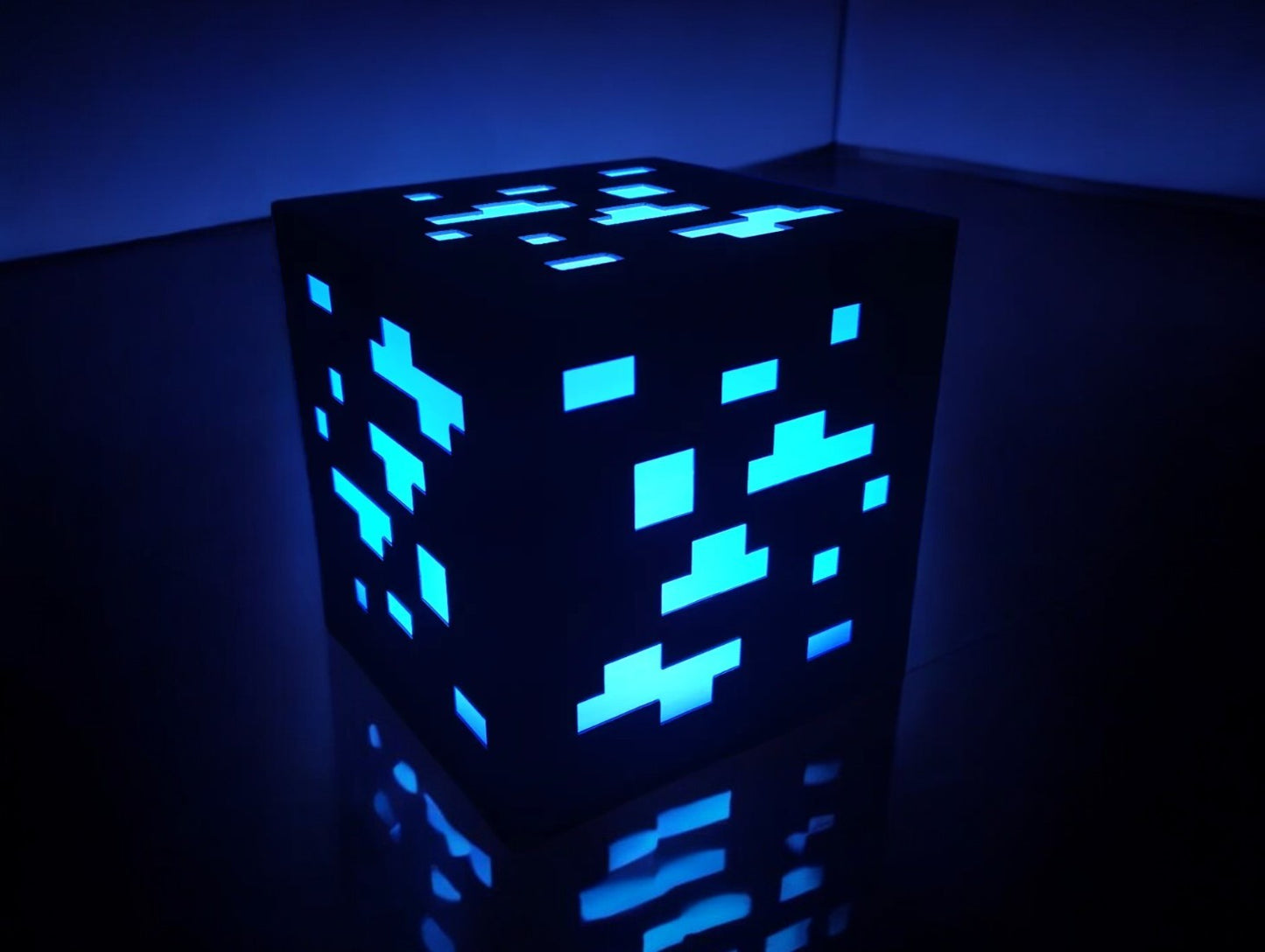 Minecraft Ore Block 3D Printed USB Lamp