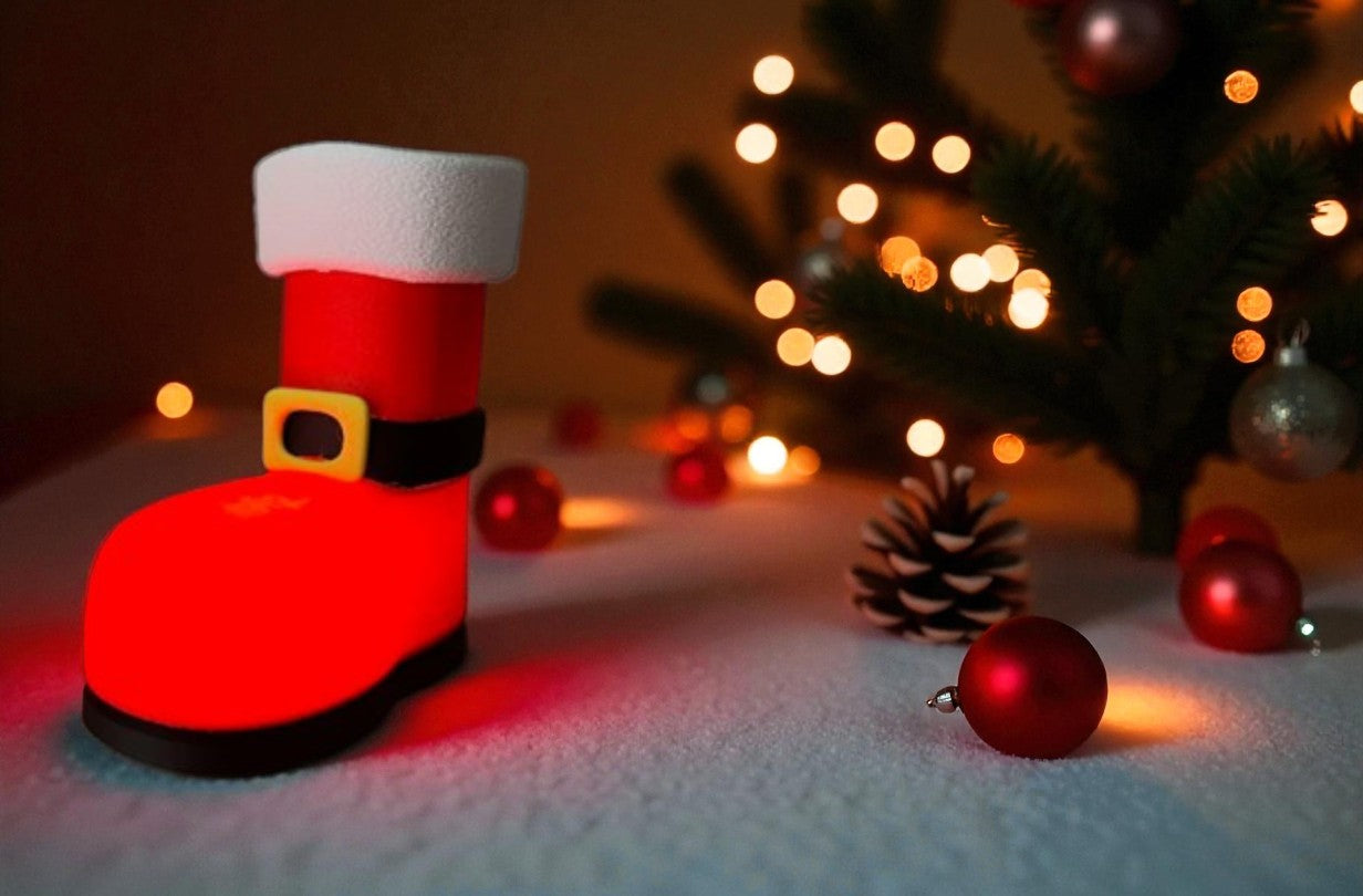 Φωτεινή Μπότα Άγιου Βασίλη | Christmas LED Table Decor