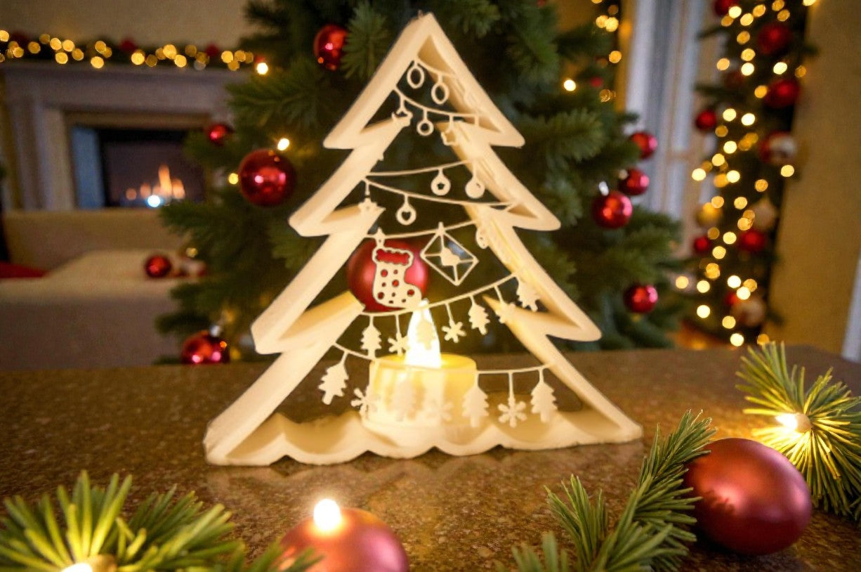 Χριστουγεννιάτικο Κηροπήγιο Δέντρο