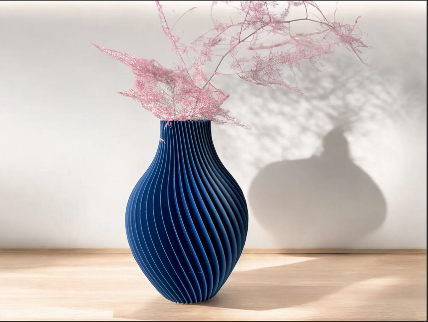 Decorative Vase with Spiral Design