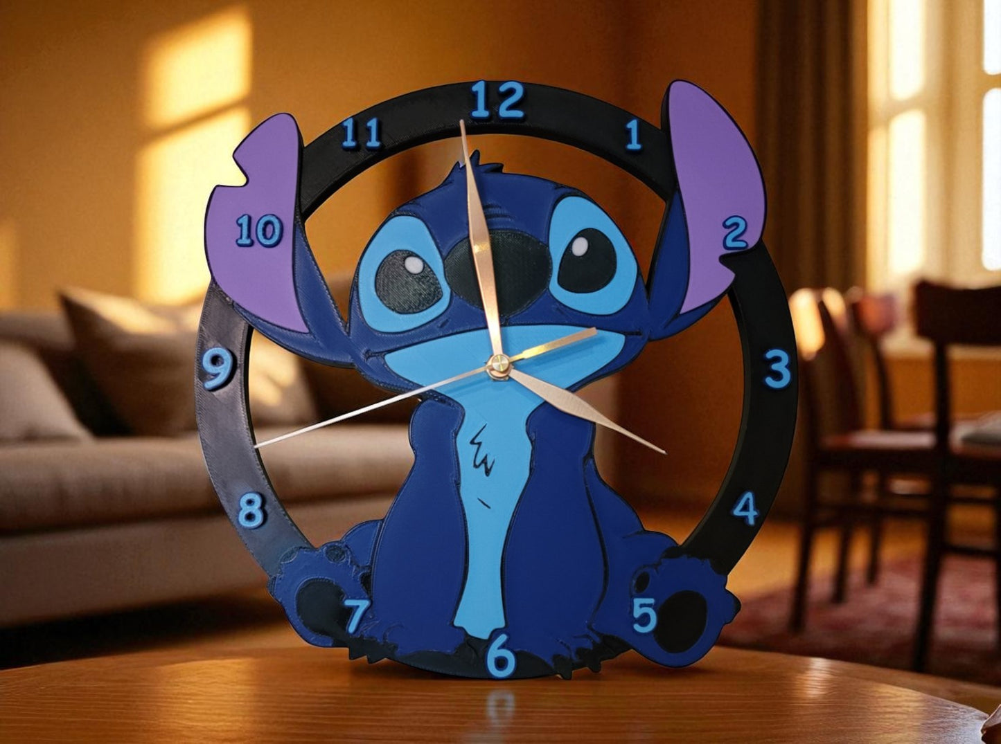 Stitch Wall Clock – Fun & Playful Timepiece