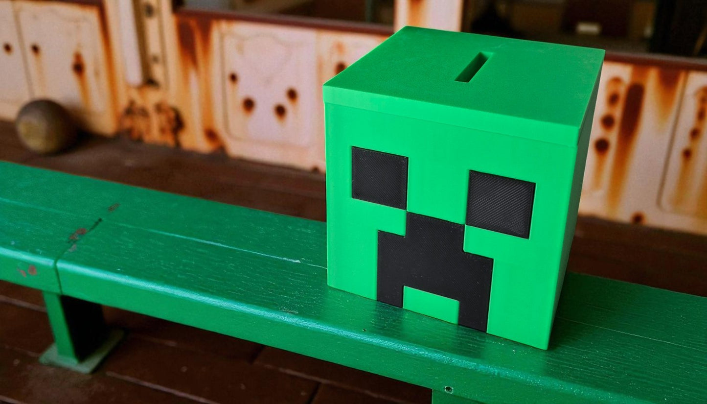 Κουμπαράς Minecraft Creeper – Ο πιο… εκρηκτικός τρόπος να φυλάς τα κέρματά σου