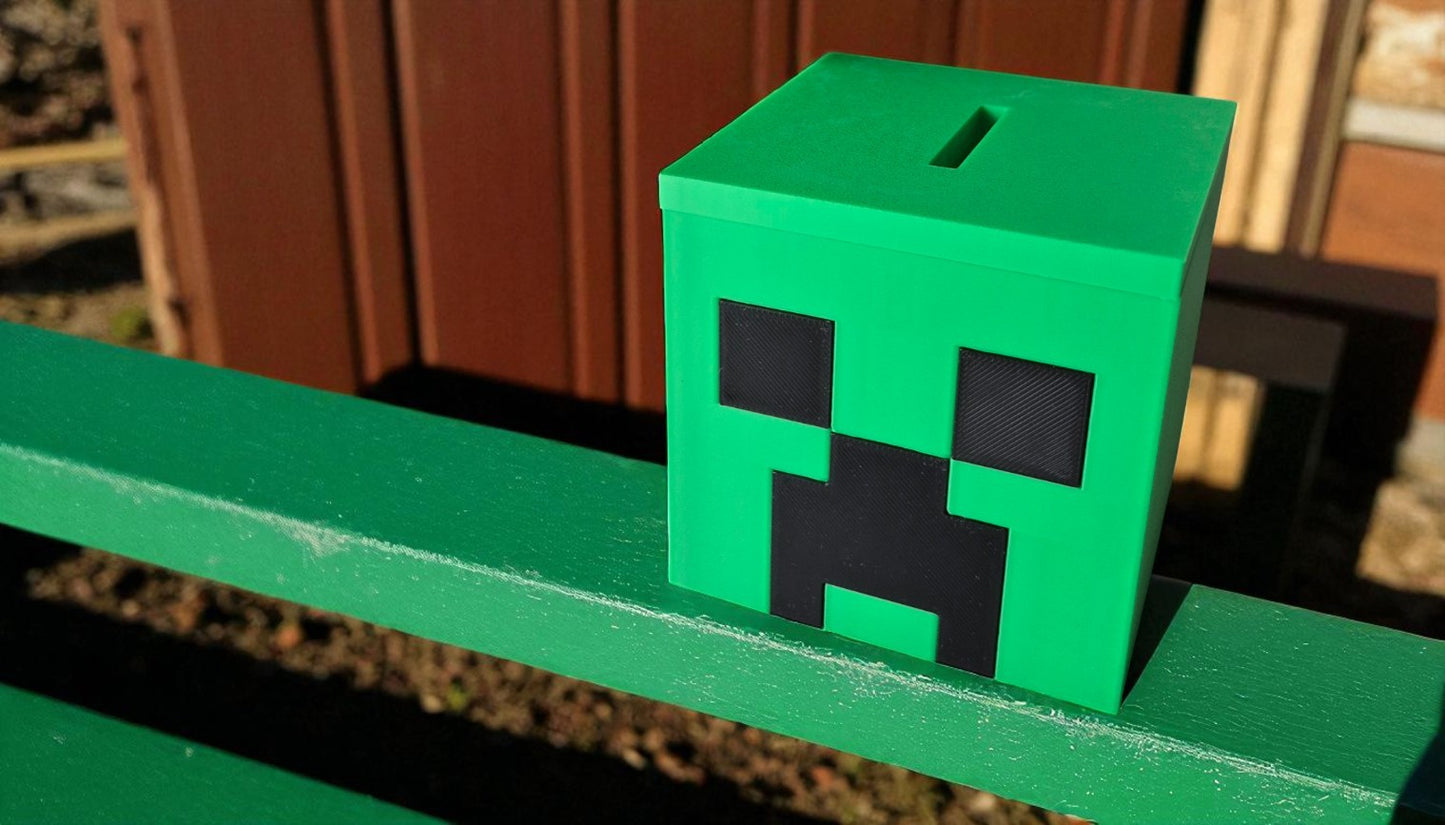 Κουμπαράς Minecraft Creeper – Ο πιο… εκρηκτικός τρόπος να φυλάς τα κέρματά σου