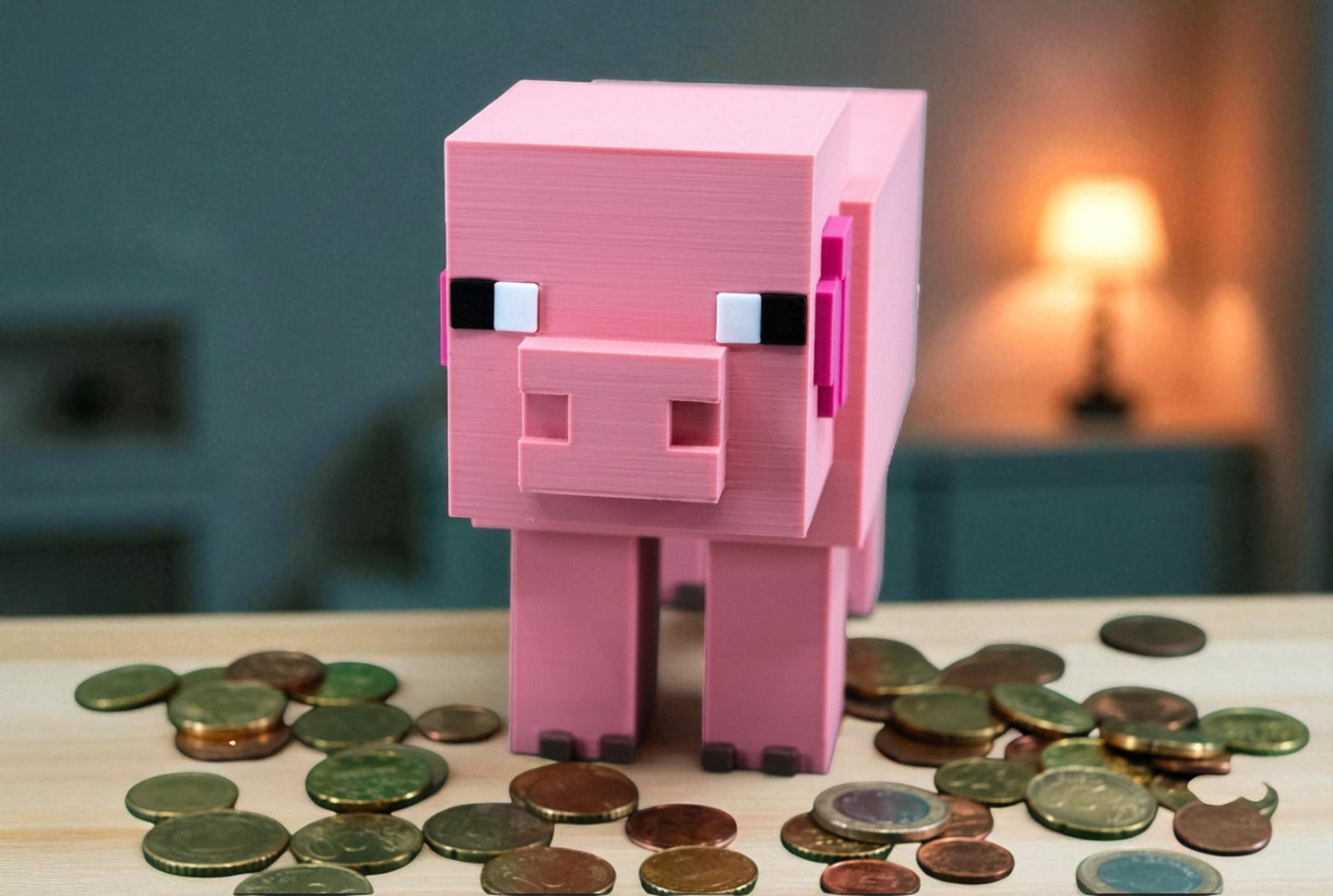 Κουμπαράς Minecraft Piggy – Το πιο γλυκό γουρουνάκι για τις οικονομίες σου