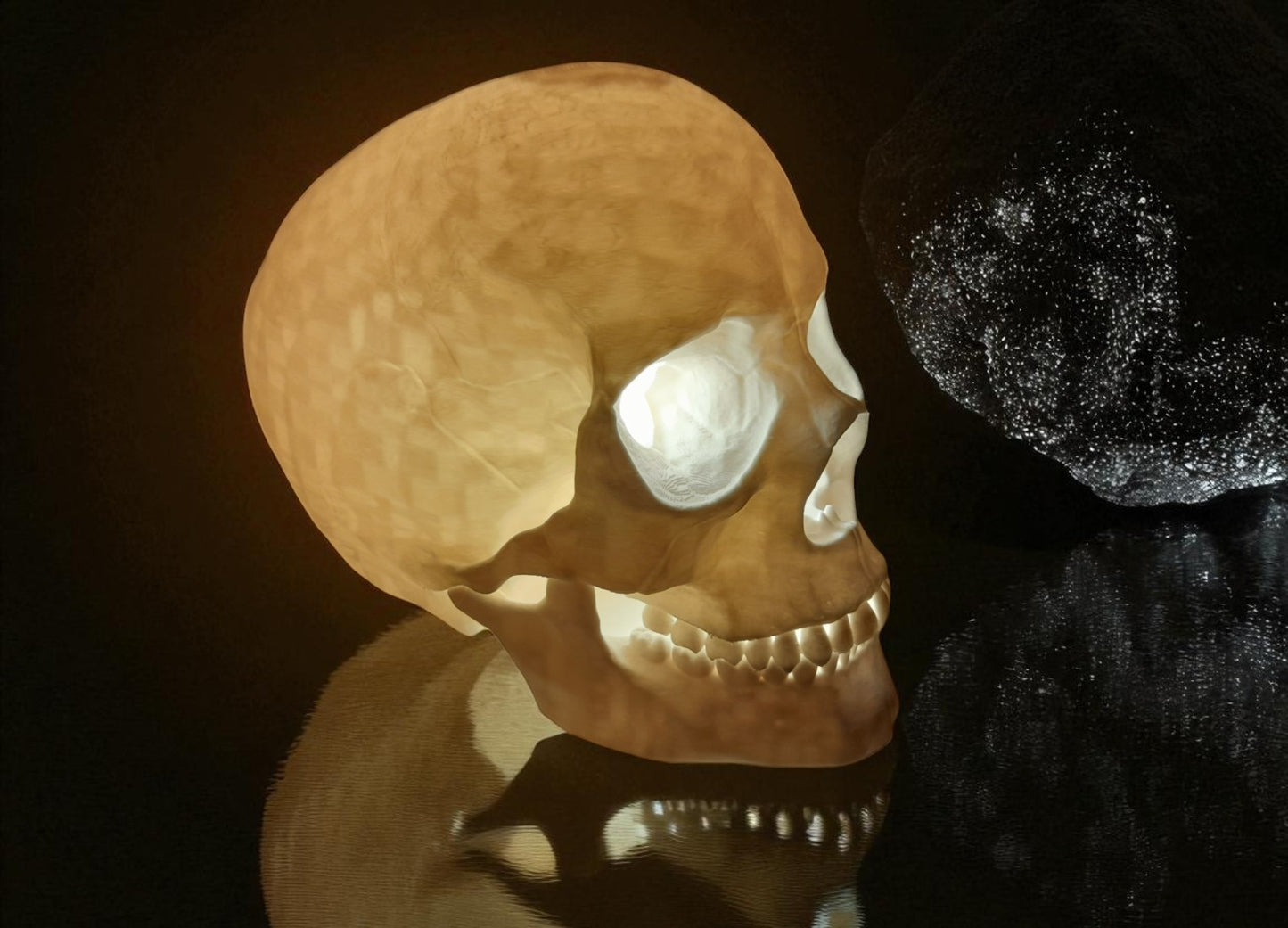 Skull Glow Table Lamp