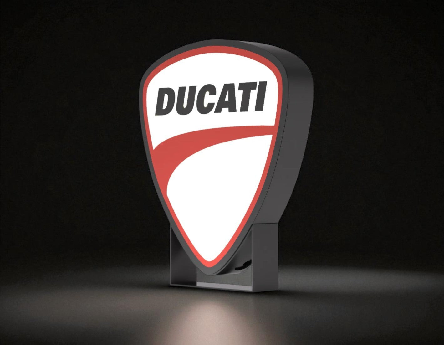 Lightbox – Fan Art Φωτιστικό Ducati Shield