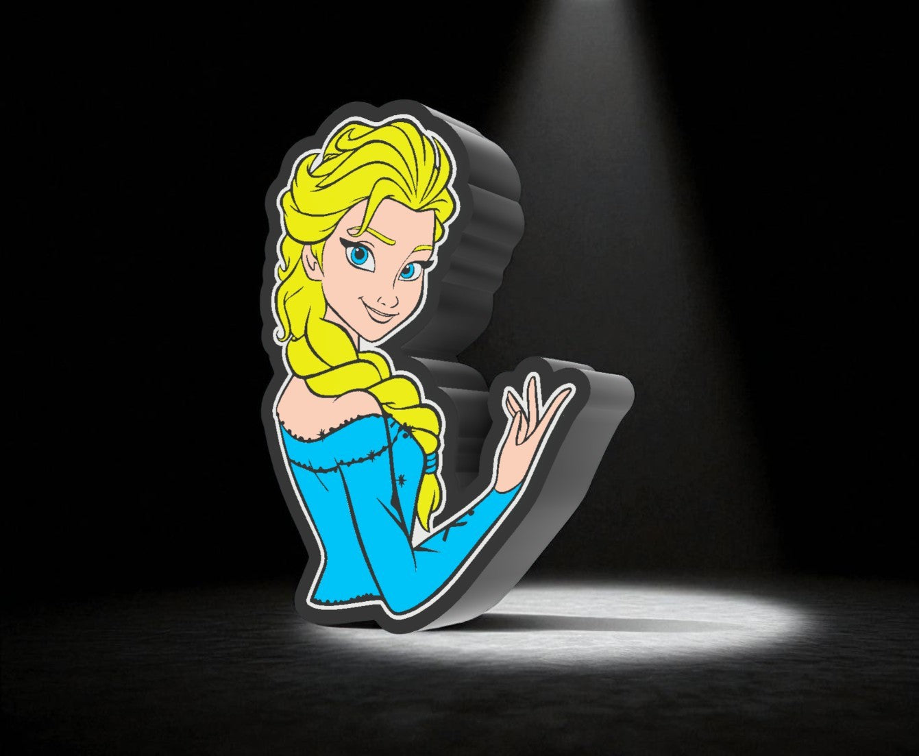 Lightbox – Fan Art Φωτιστικό "Η Έλσα των Πάγων"