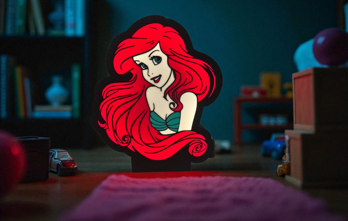 Lightbox – Fan Art Φωτιστικό "Η Μικρή Γοργόνα"
