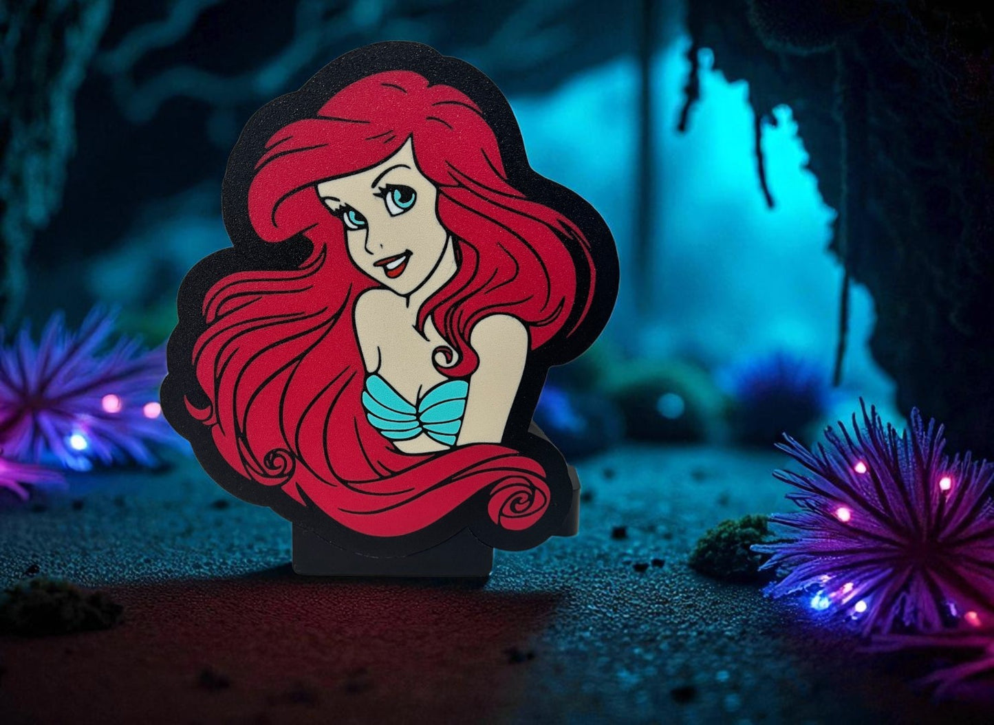 Lightbox – Fan Art Φωτιστικό "Η Μικρή Γοργόνα"