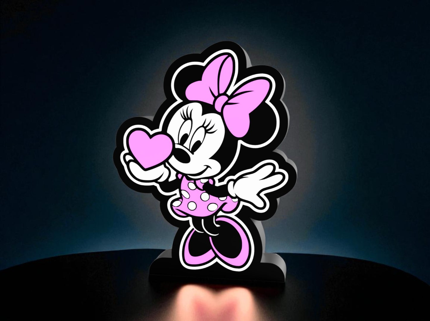Lightbox – Φωτιστικό Fan Art "Minnie Love"