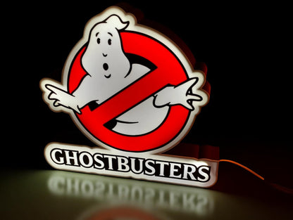 Φωτιστικό Ghostbusters – 3D Printed Fan Art Διακοσμητικό με Φως & Retro Διάθεση