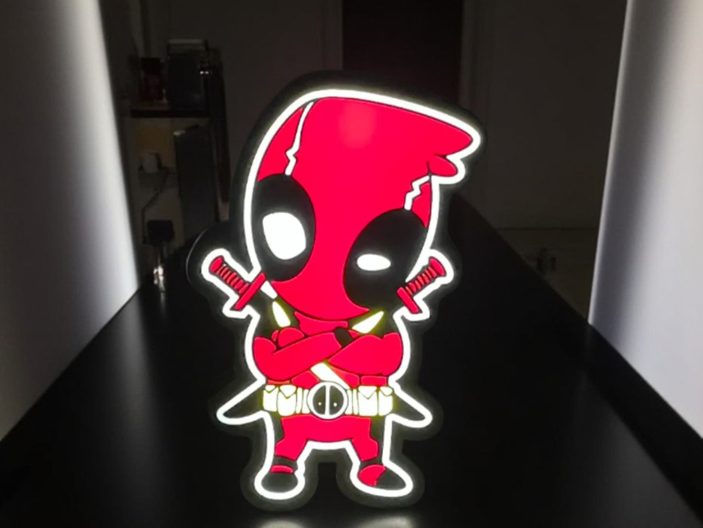 Φωτιστικό LED Chibi Deadpool -  Λάμπα Νυκτός