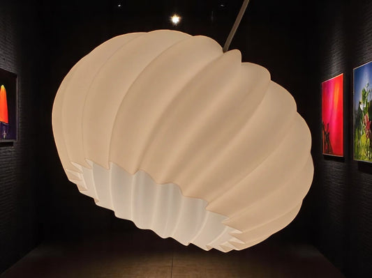 Κρεμαστό Φωτιστικό Οροφής "Shell Elegance" - Πρωτότυπο 3D Print Design