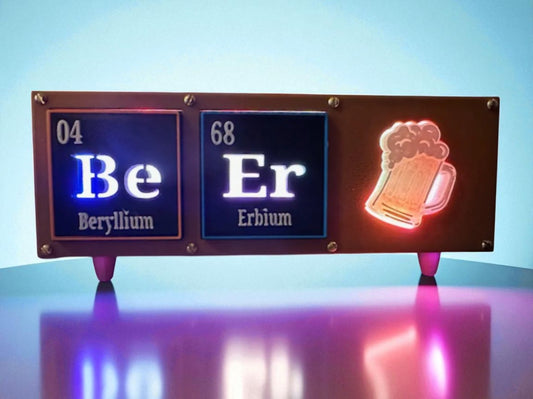“Χημικό BeEr Light” – 3D Printed Lightbox (