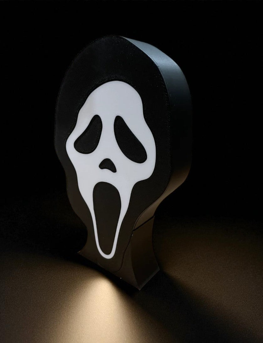 Φωτιζόμενη Μάσκα Scream – 3D Printed Lightbox Fan Art