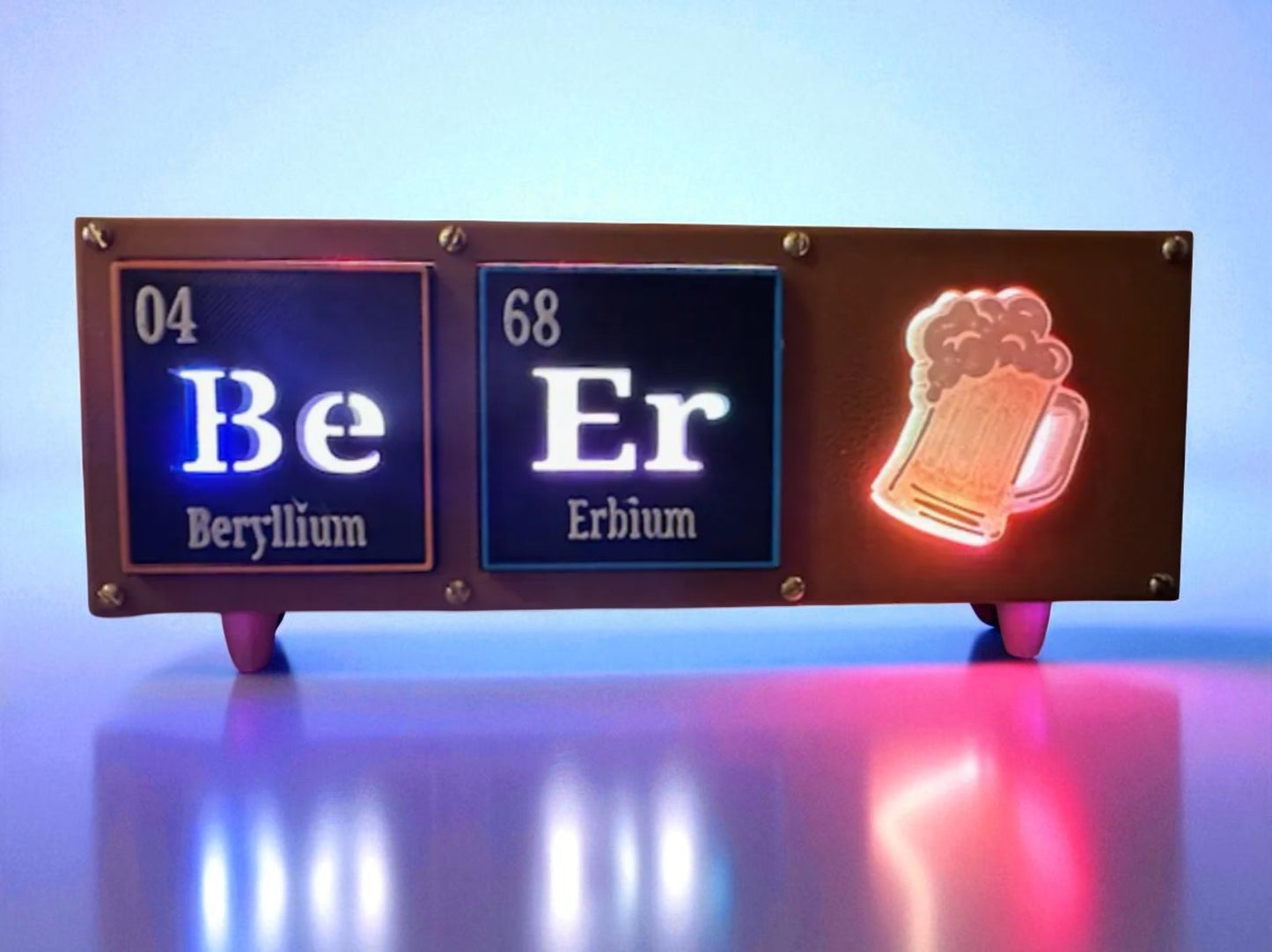 “Χημικό BeEr Light” – 3D Printed Lightbox (